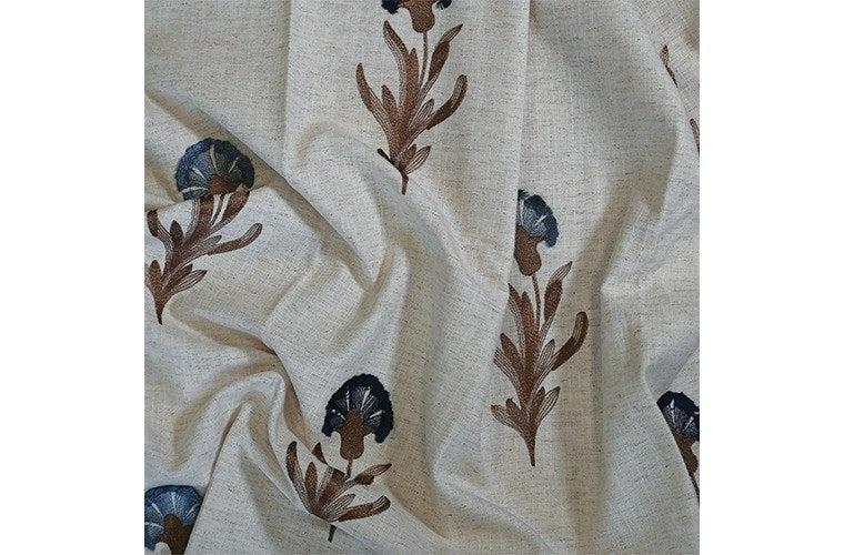 Indigo - Dandelion Embroidery By Laura Ashley || In Stitches Soft Furnishings Indigo - Dandelion Embroidery By Laura Ashley || In Stitches Soft Furnishings