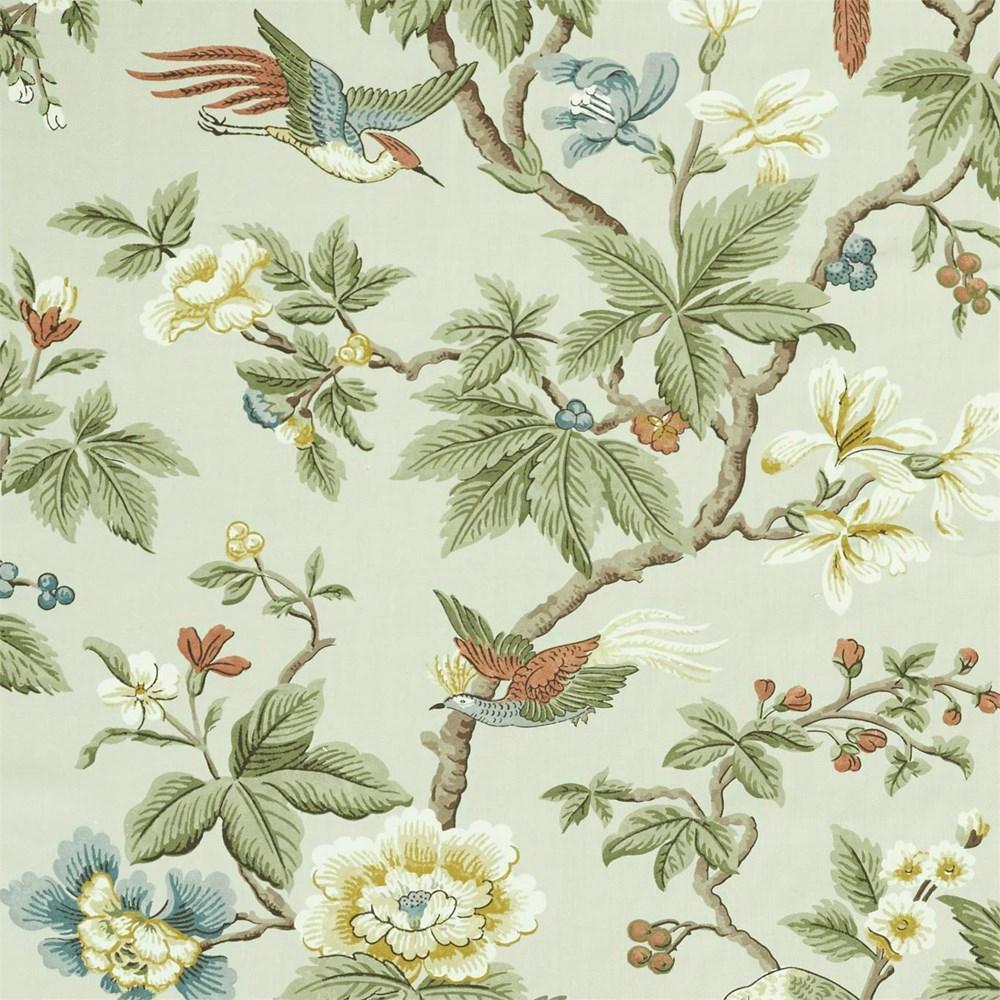 English Grey - Lophura By Sanderson || In Stitches Soft Furnishings English Grey - Lophura By Sanderson || In Stitches Soft Furnishings