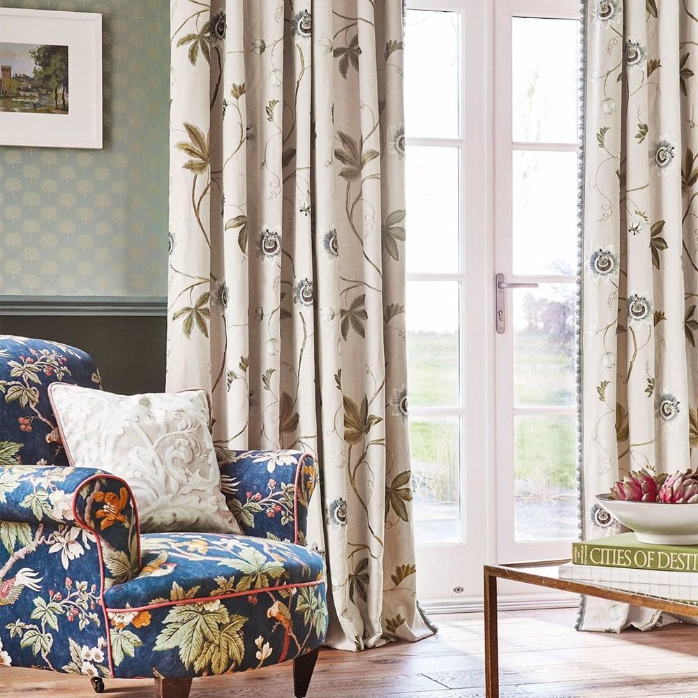 - Passion Vine By Sanderson || In Stitches Soft Furnishings - Passion Vine By Sanderson || In Stitches Soft Furnishings