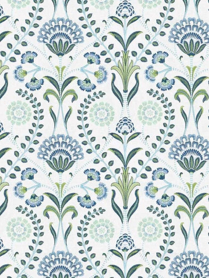 Sapphire Forest/104 - Belle Epoque By Fabricut || In Stitches Soft Furnishings