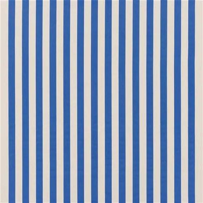 Cobalt - Berkeley Stripe By Designer's Guild || In Stitches Soft Furnishings