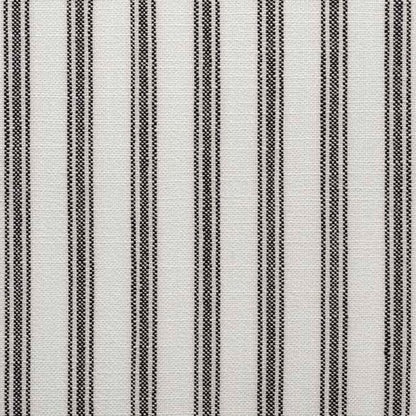 Black - Chambray Ticking By Zepel || In Stitches Soft Furnishings