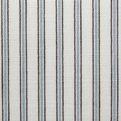Sky Blue - Chambray Ticking By Zepel || In Stitches Soft Furnishings
