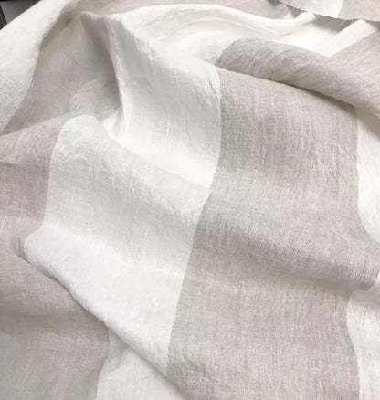 Linen - Coast Stripe By Unique Fabrics || In Stitches Soft Furnishings