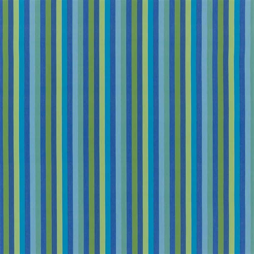 Cobalt - Cork Street Stripe By Designer's Guild || In Stitches Soft Furnishings