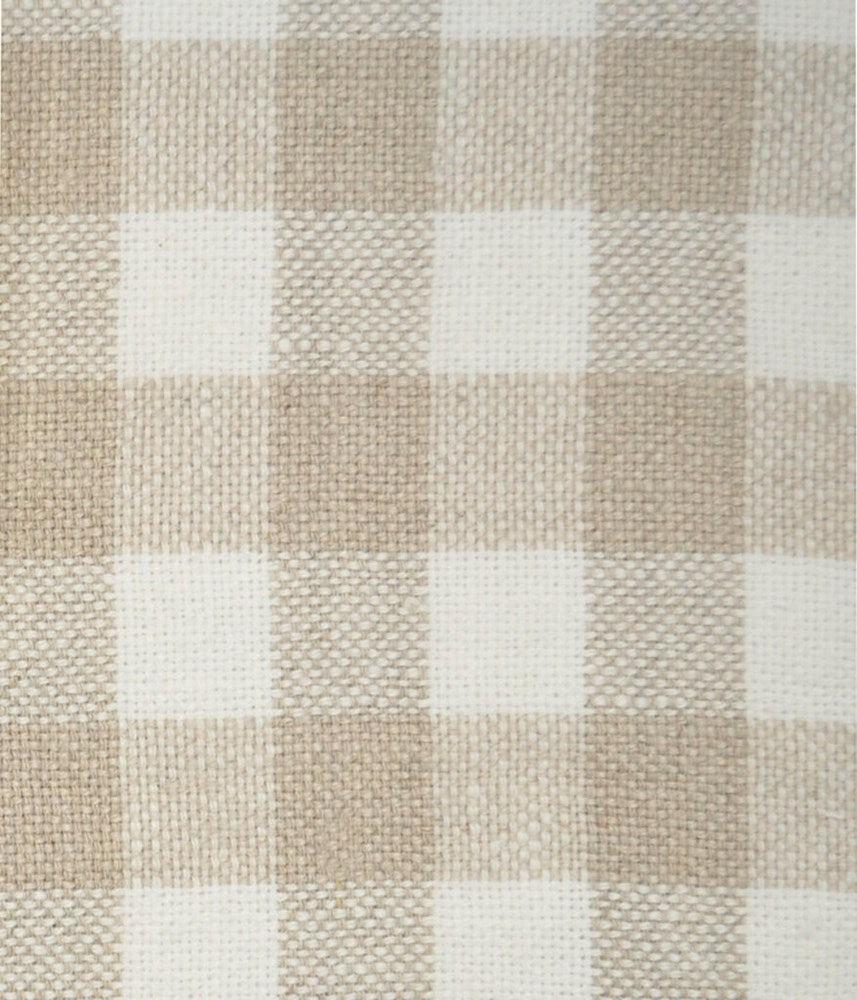 Natural - Gingham By Raffles Textiles || In Stitches Soft Furnishings