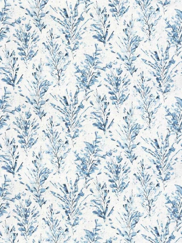Sapphire/04 - Leaf Press By Fabricut || In Stitches Soft Furnishings