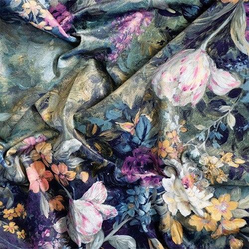 Spring - Mathilde Velvet By Laura Ashley || In Stitches Soft Furnishings