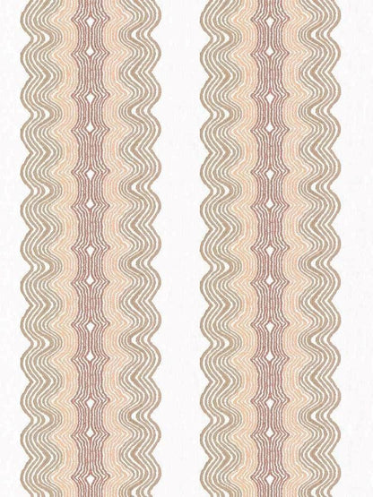 Coral/03 - Mitchell Wave By Fabricut || In Stitches Soft Furnishings
