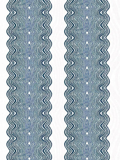 Sapphire/01 - Mitchell Wave By Fabricut || In Stitches Soft Furnishings