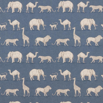 Denim - Prairie Animals By Slender Morris || In Stitches Soft Furnishings