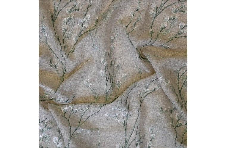 Duck Egg - Pussy Willow Sheer By Laura Ashley || In Stitches Soft Furnishings