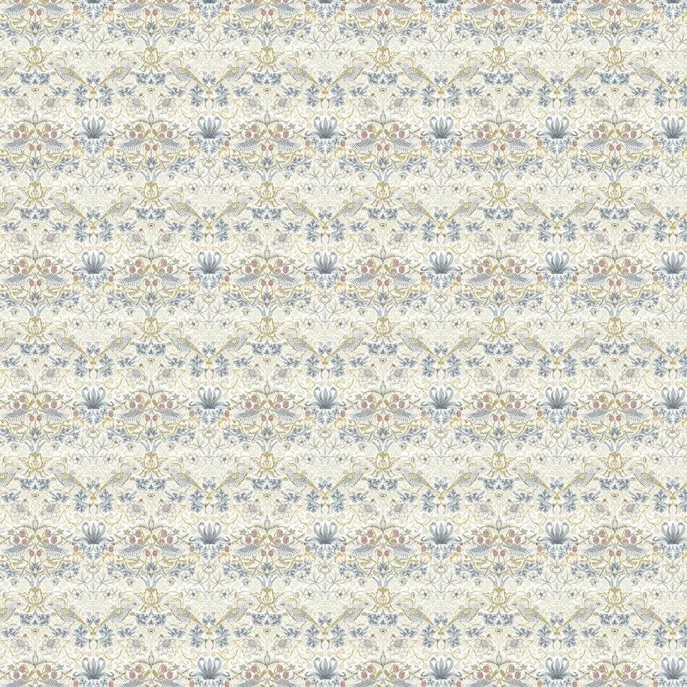 Linen/Plum F1678/04 - Strawberry Thief By Clarke & Clarke || In Stitches Soft Furnishings