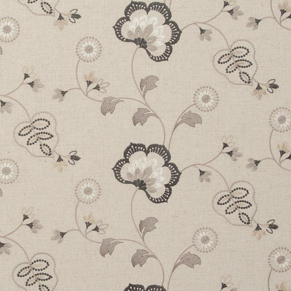Charcoal - Chatsworth By Clarke & Clarke || In Stitches Soft Furnishings