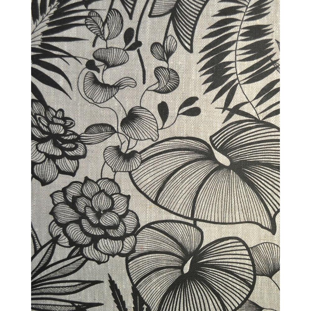 Natural/Black - Lombok By Raffles Textiles || In Stitches Soft Furnishings