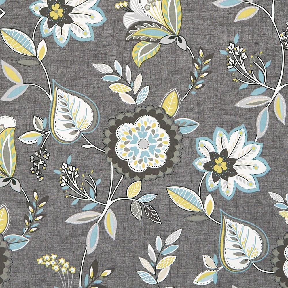Charcoal/Chartreuse - Octavia By Studio G || In Stitches Soft Furnishings