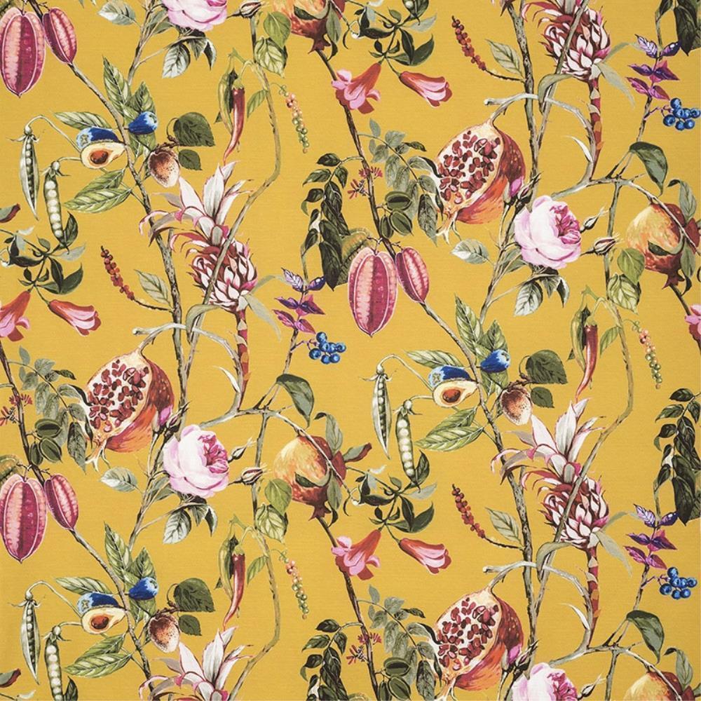 Mustard - Orchard By James Dunlop Textiles || In Stitches Soft Furnishings