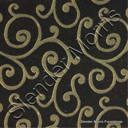 Black - Pamplona Blockout 3 Pass By Slender Morris || In Stitches Soft Furnishings