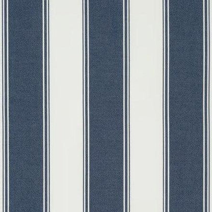 Indigo - Perennial Stripe By James Dunlop Textiles || In Stitches Soft Furnishings