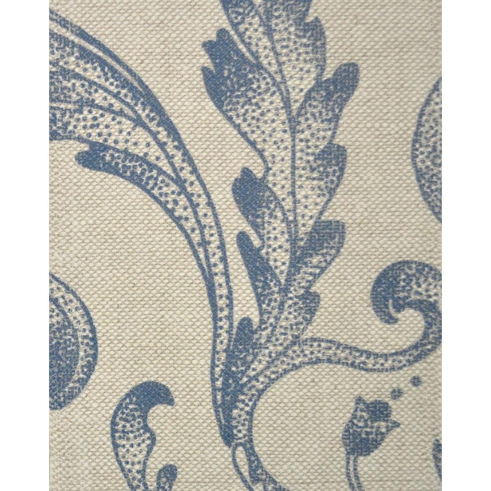 Bleu/Oatmeal - Tivoli By Raffles Textiles || In Stitches Soft Furnishings