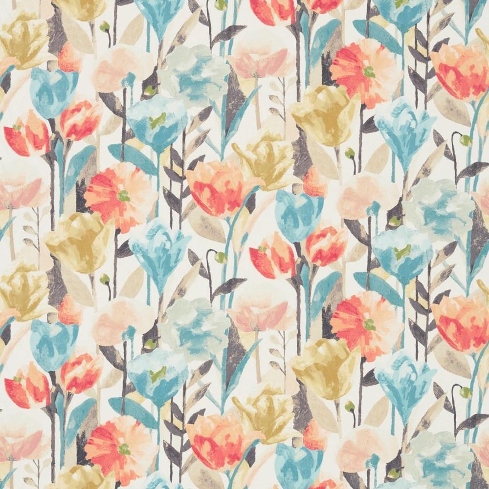 Coral/Maize/Cornflower - Verdaccio By Harlequin || In Stitches Soft Furnishings