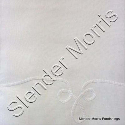 White - Veronia Cornely Voile By Slender Morris || In Stitches Soft Furnishings